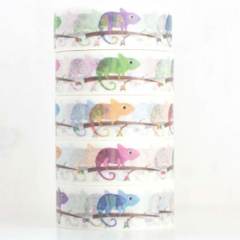 Washi Tape Rainbow Chameleon