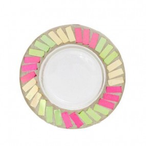 Plato Grande Pink & Green
