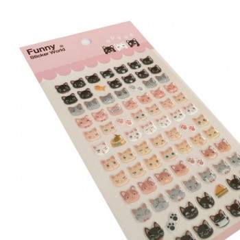 Stickers Cat Faces