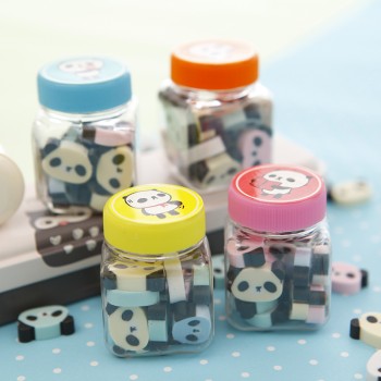 Panda Eraser Set