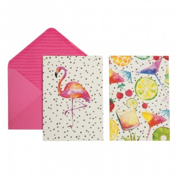 Set de tarjetas y sobres Totally Tropical