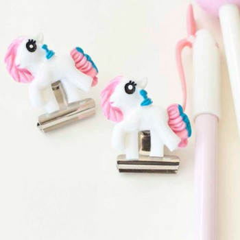 Set de Clips Unicornio