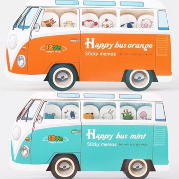 Happy Bus Stick Markers