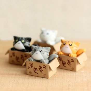 Miniatura Cat in a Box