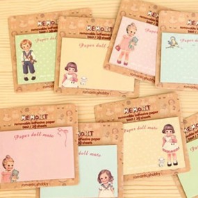 Post It Paper Doll