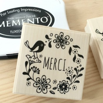 Sello Floral Merci