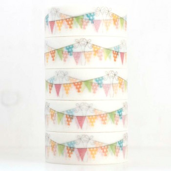 Washi Tape Dots Garland