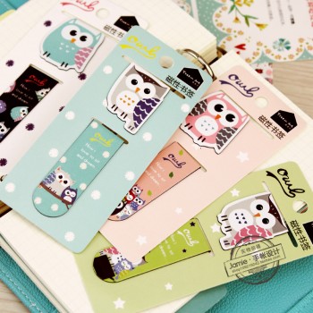 Owl Bookmarks Set