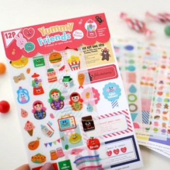 Yummy Friends Stickers Set