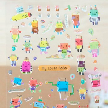 Stickers Lovely Robot
