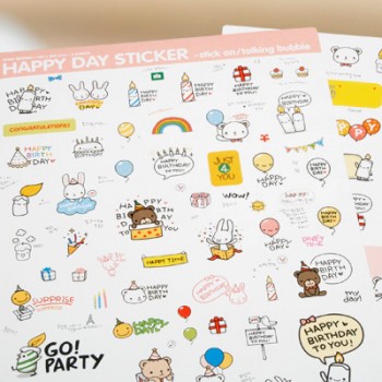 Happy Day Stickers