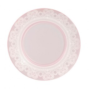 Plato Grande Lace Rosa