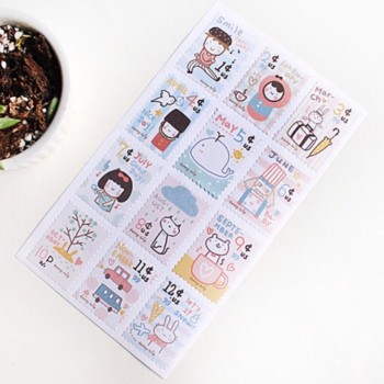 Stamp Stickers Funny Trip