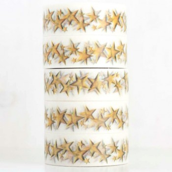 Washi Tape Yellow Stars