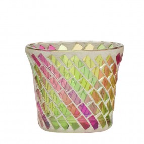 Vaso Votiva PInk & Green