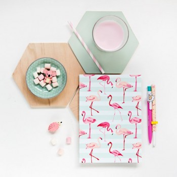 Cuaderno Flamingos